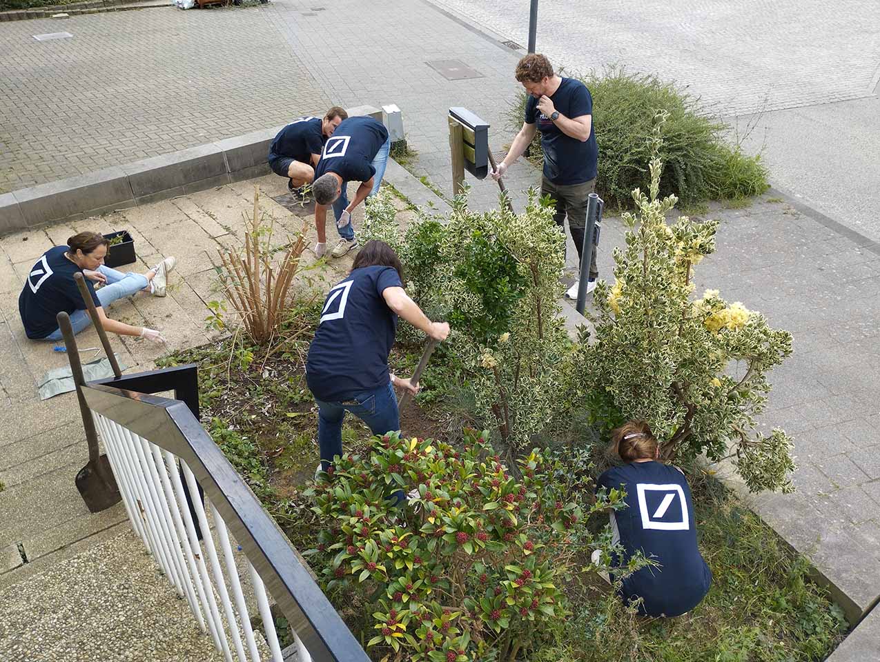 Oxfam - team aan het werk