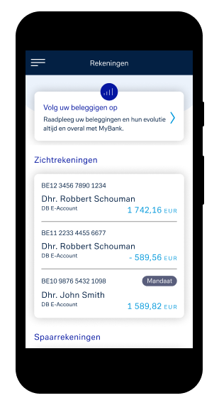 Uw rekeningen raadplegen